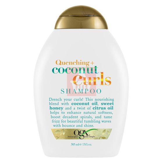 Ogx Quenching Coconut Curls Shampoo For Natural Waves 13 oz 385ml