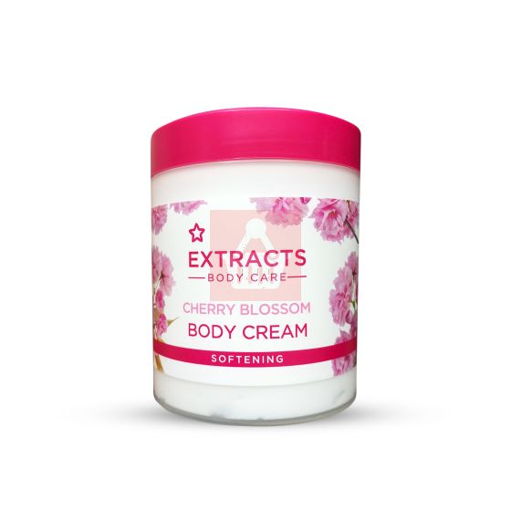 Superdrug Extracts Cherry Blossom Body Cream - 475ml