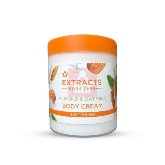 Superdrug Extracts Almond & Oat Milk Body Cream - 475ml