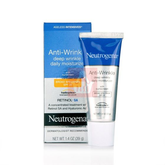 Neutrogena Ageless Intensives Anti-Wrinkle Retinol Cream With SPF 20 - 39g 