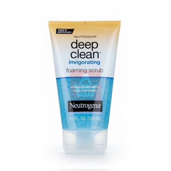 Neutrogena Deep Clean Invigorating Foaming Facial Scrub With Glycerin - 124ml