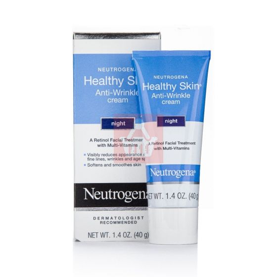 Neutrogena Healthy Skin Anti-Wrinkle Retinol Night Cream with Vitamin E and B5 - 40g