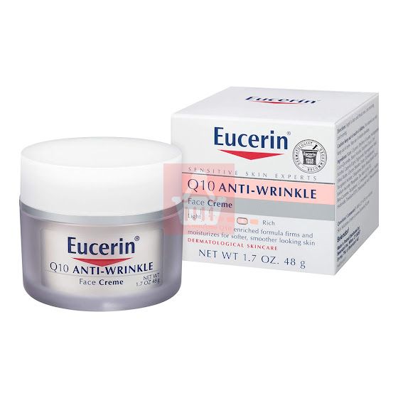 Eucerin Sensitive Skin Q10 Anti-Wrinkle Facial Cream 48g