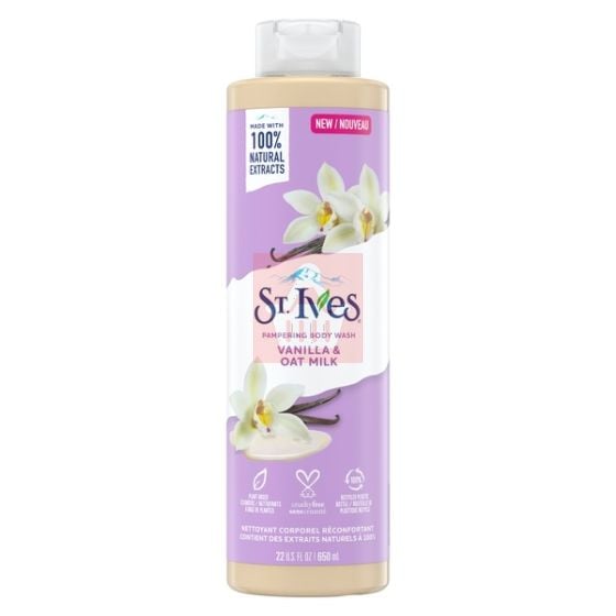 St. Ives Vanilla & Oat Milk Pampering Body Wash 650ml 