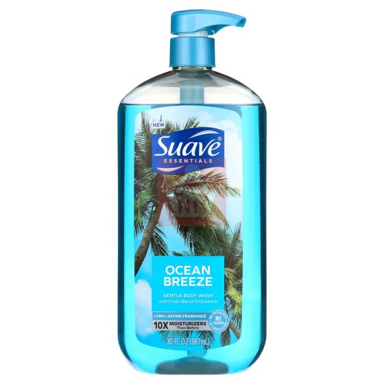 Suave Essentials Gentle Body Wash Ocean Breeze 30 oz 887ml