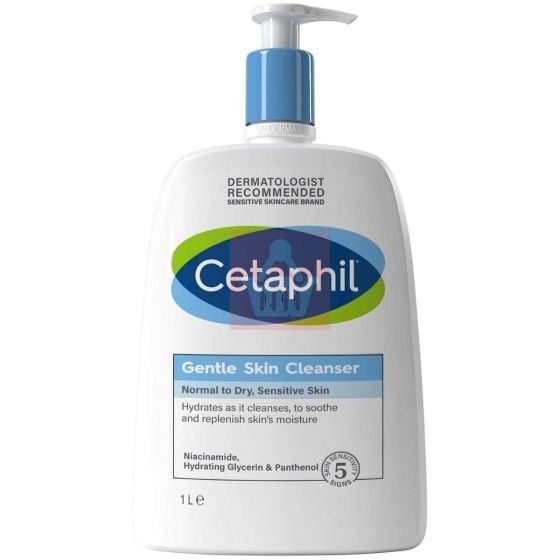 Cetaphil Gentle Skin Cleanser For Normal To Dry Sensitive Skin 1 Litre