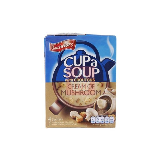 Batchelors Cup A Soup with Croutons Cream of Mushroom 4S - 99gm