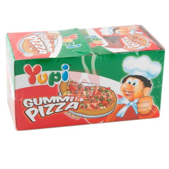 Yupi Gummy Pizza Jelly Candy 15gm 12 Pcs