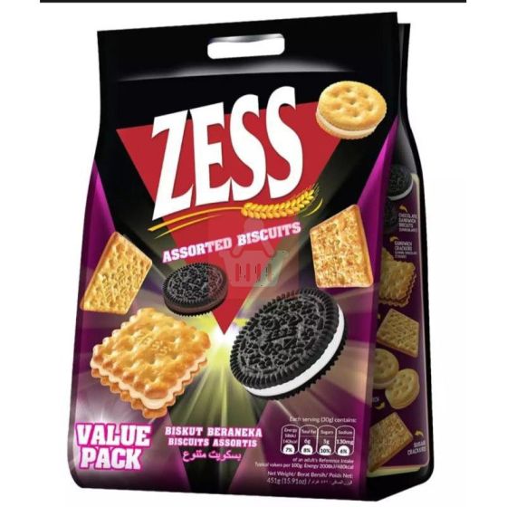 Zess Assorted Biscuits Value Pack 451gm