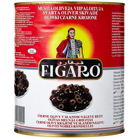 Figaro Black Sliced Olives 3kg