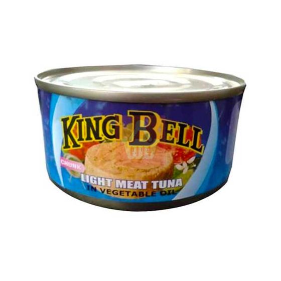 King Bell Light Meat Tuna in Vegetable Oil 185gm
