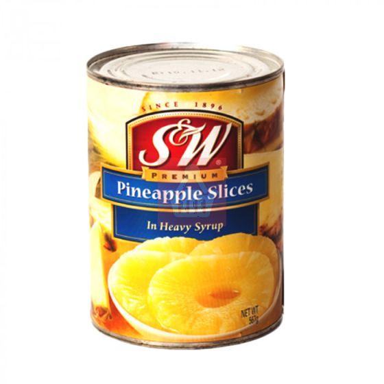 S&W Pineapple Slices 567gm