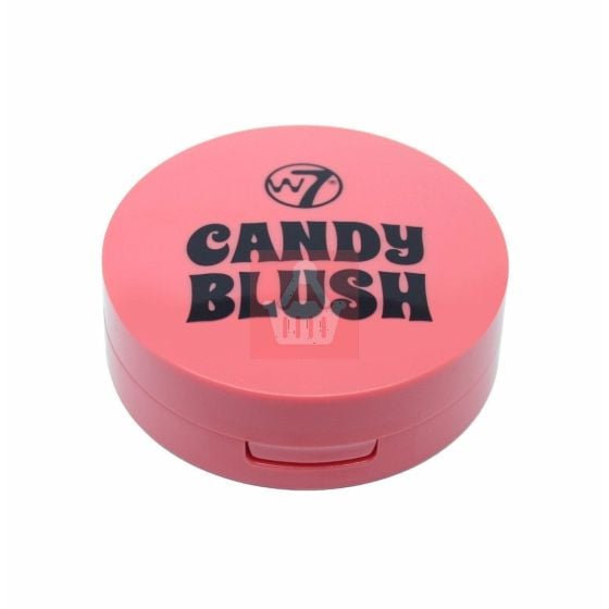 W7 Candy Blush Face Blusher - Scandal - Subtle Peach Pop
