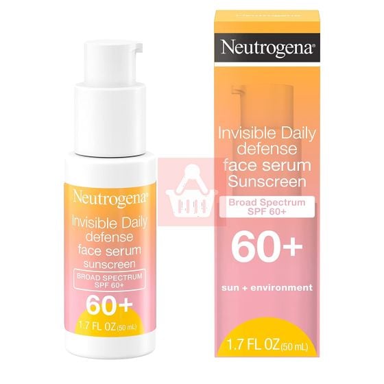 Neutrogena Invisible Daily Defense Face Sunscreen Hydrating Serum with Broad Spectrum SPF 60+ (50ml)