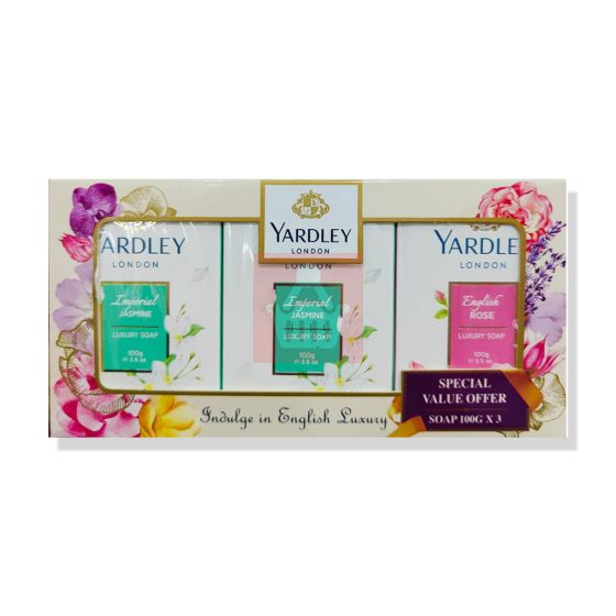 Yardley London Perfumed Luxury Soap Collection 3 x 100g