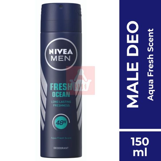 Nivea Men Fresh Ocean Deodorant (48h) -150ml