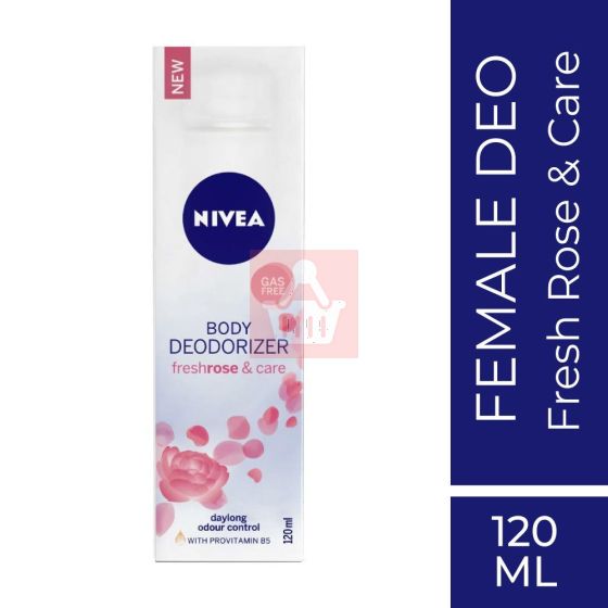 Nivea Body Deodorizer Freshrose & Care - 120ml