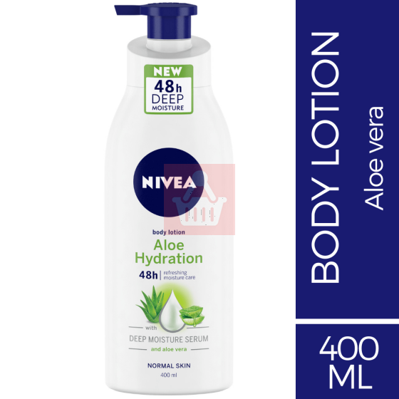 Nivea Aloe Hydration Deep Moisture Serum Body Lotion For Normal Skin - 400ml