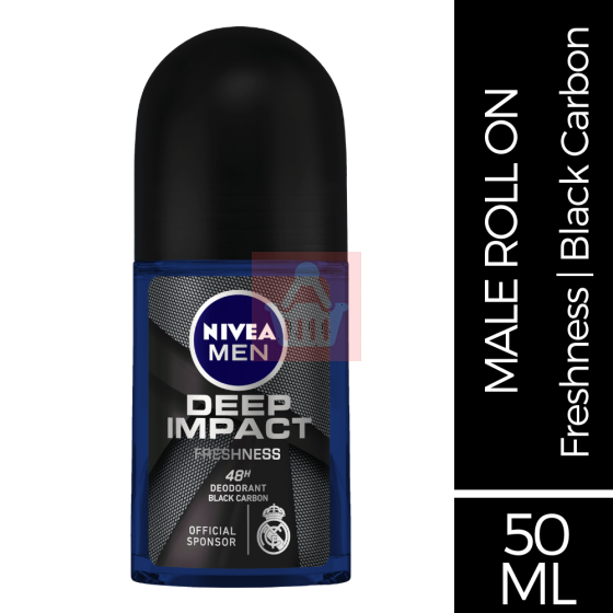 Nivea Men Deep Impact Freshness Roll-On - 50ml