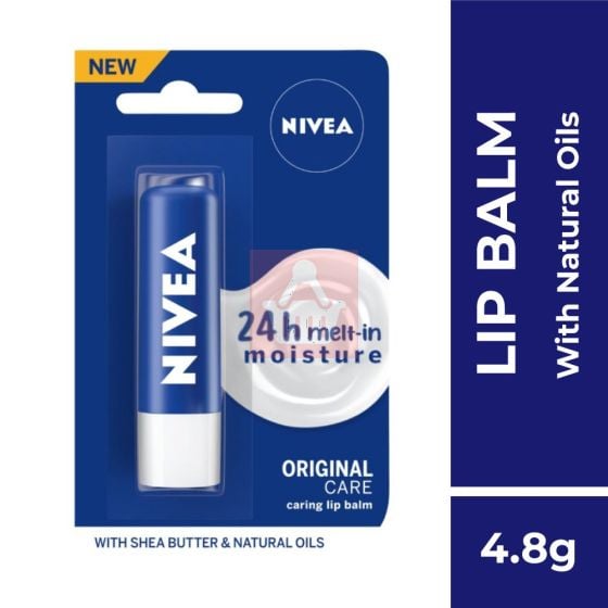 Nivea Original Care 24h Melt-In Moisture Lip Balm - 5.5ml