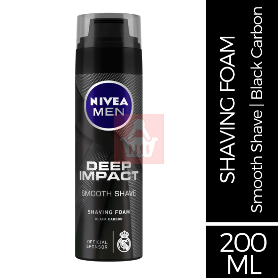 Nivea Men Deep Impact Smooth Shaving Foam - 200ml