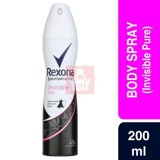 Rexona - Motionsense Invisible Pure Body Spray - 200ml