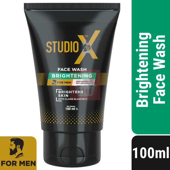 Studio X Brightening Skin Face Wash For Men - 100ml