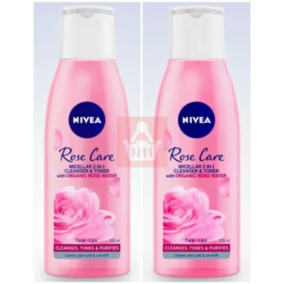 Nivea MicellAir Skin Breathe 2in1 Rose Water Cleanser & Toner 200ml