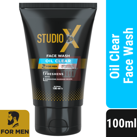 Studio X Oil Clear Freshens Face Wash For Men - 100ml