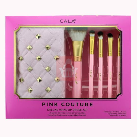Cala Pink Couture Deluxe Make-Up Brush Set - 76660