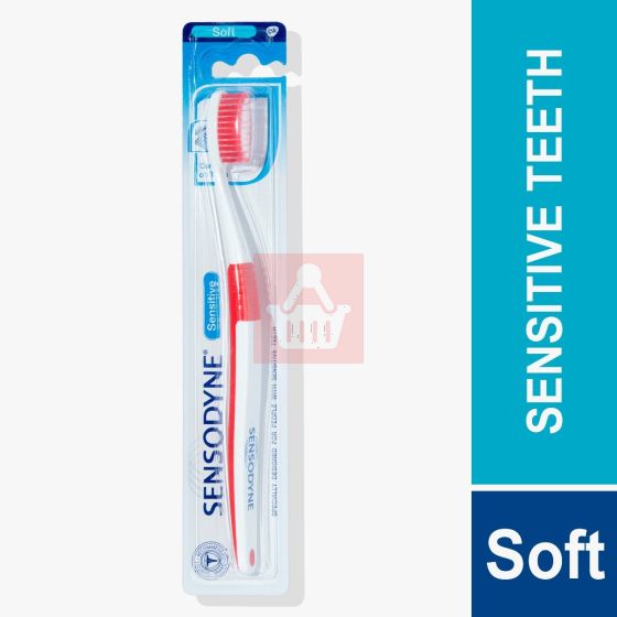 Sensodyne - Sensitive Toothbrush Gentle On Teeth - Red