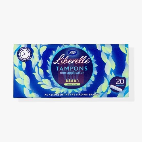 Boots - Liberelle Non Applicator Tampons Super Plus - 20 Tampons