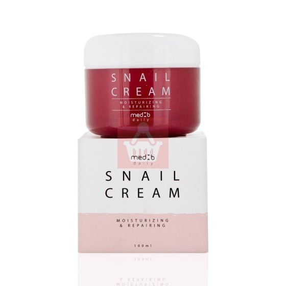 Medby Daily Snail Cream Moisturising/Skin Repairing/Anti Wrinkle/Elasticity - 100ml