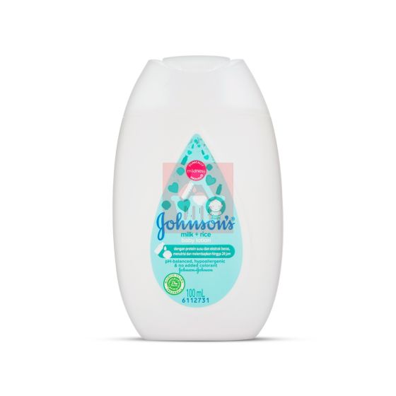 Johnson's pH-Balanced Hypoallergenic & no Colorant Milk+Rice Baby Lotion - 100ml