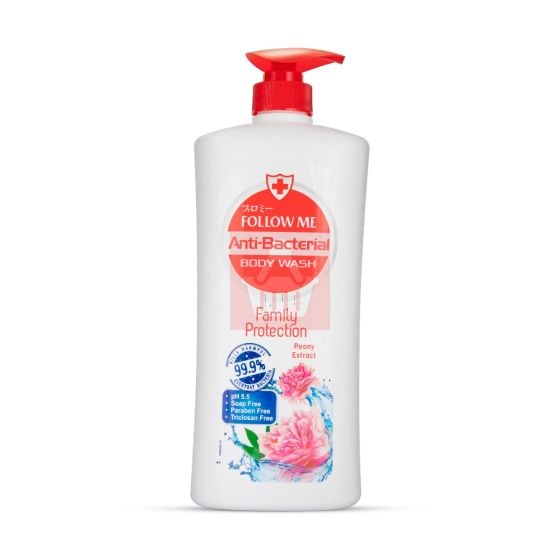 Follow Me Anti-Bacterial Family Protection Peony Extract Body Wash 1000ml