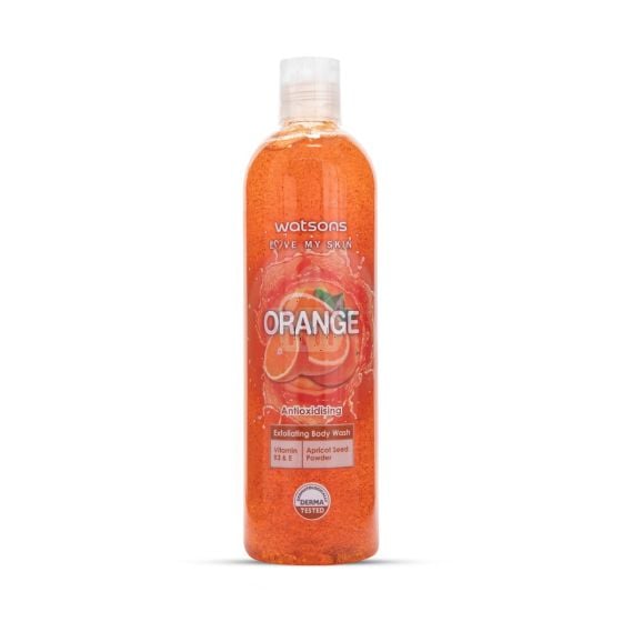 Watson's Orange Antioxidising Exfoliating Body Wash 410ml