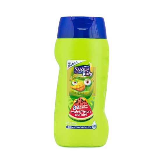 Suave - Kids Watermelon Wonder 2 In 1 Shampoo+Conditioner - 355ml 