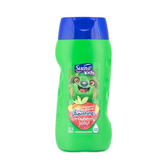 Suave - Kids Strawberry Blast 2 In 1 Shampoo+Conditioner - 355ml 