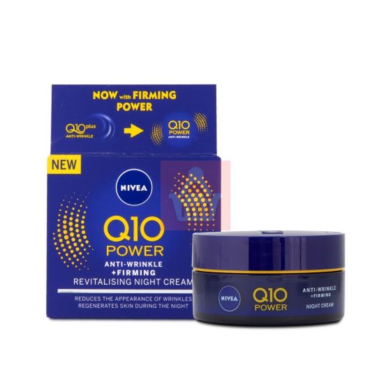 Nivea Q10 Power Anti-Wrinkle + Firming Night Cream - 50ml