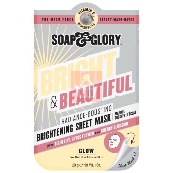 Soap and Glory Bright and Beautiful Sheet Mask 29G