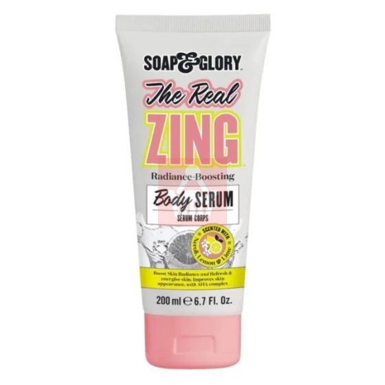Soap & And Glory The Real Zing Radiance Boosting Body Serum 200ml
