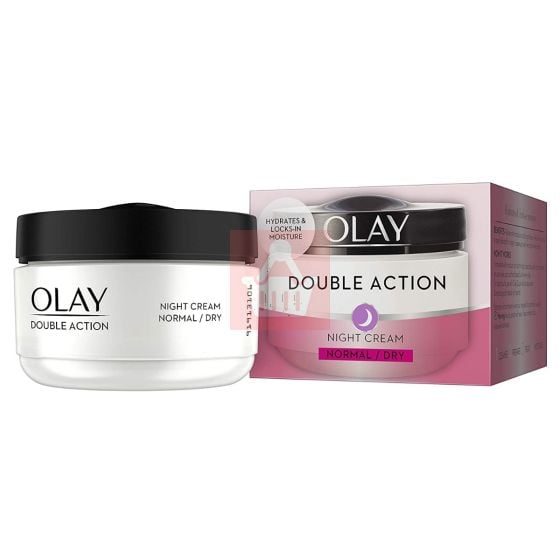 Olay Double Action Night Cream For Normal to Dry Skin 50gm