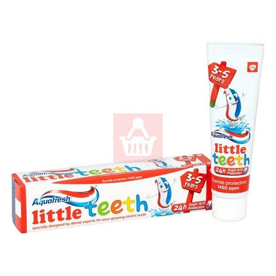 Aquafresh Little Teeth 3 to 5 Years Toothpaste Child Friend Mild Mint Flavour 50ml