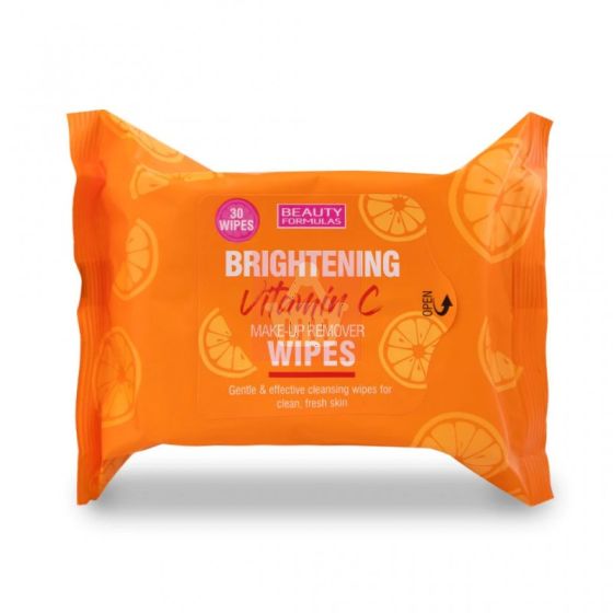 Beauty Formulas Brightening Vitamin C Make-Up Remover Wipes - 30 Wipes