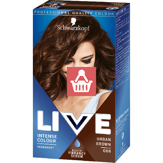 Schwarzkopf Live 088 Urban Brown Permanent Hair Color