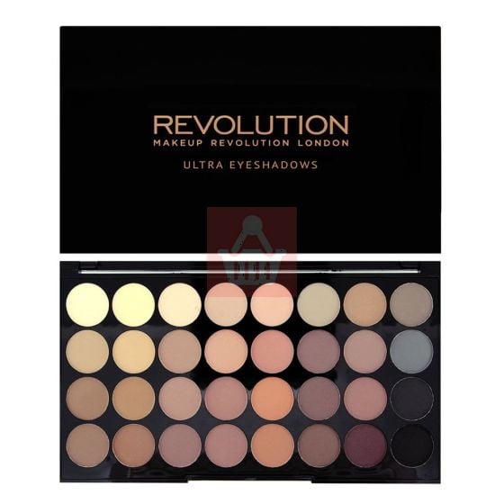 Makeup Revolution - 32 Ultra Eye Shadow Palette - Flawless Matte