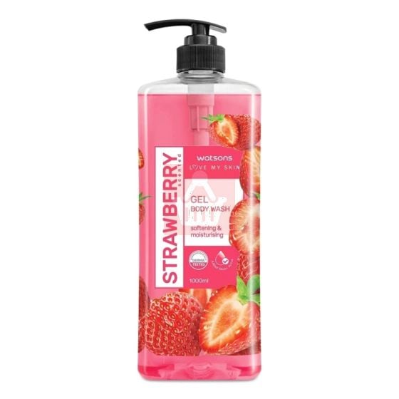 Watsons Strawberry Gel Body Wash 1000ml