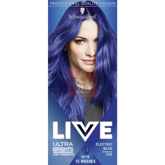 Schwarzkopf Live Hair Colour Ultra Brights 095 Electric Blue