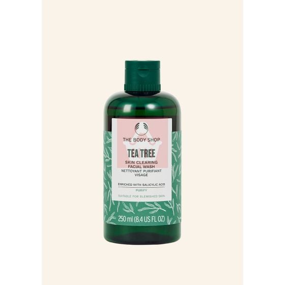 The Body Shop Tea Tree Skin Clearing Facial Wash For Blemished Skin 250 ml