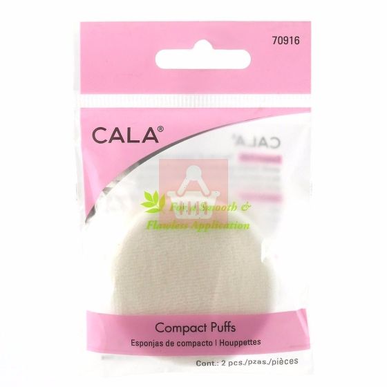 Cala White Compact Puff 2pcs Pack - 70916